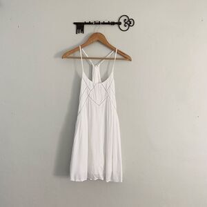 Lulu’s babydoll style spaghetti strap racer back tunic longline blouse size XS
